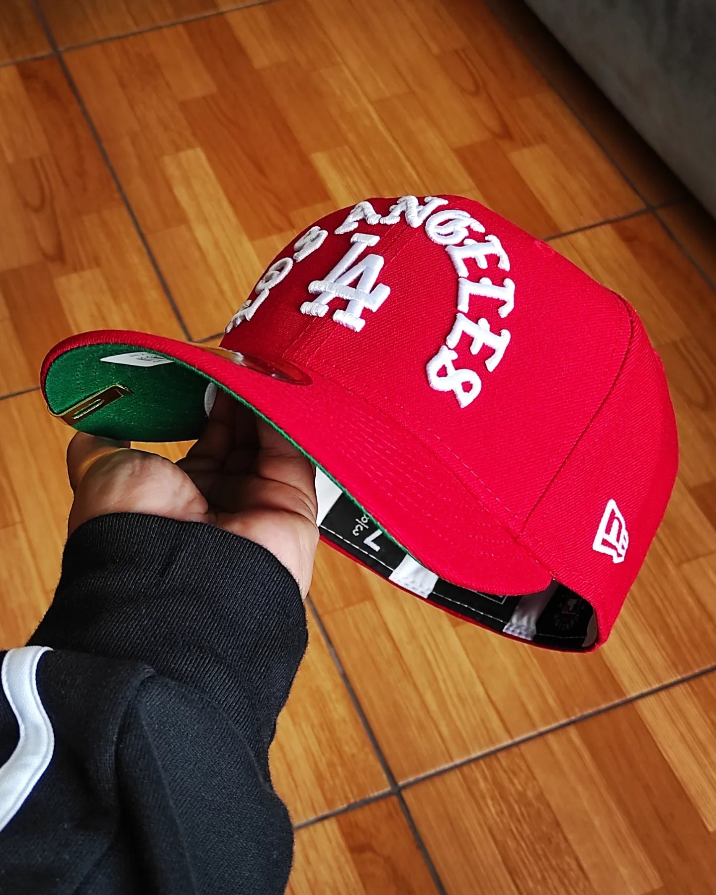 Gorra ajustada New Era Los Angeles Dodgers Viva Roja edición 59fifty
