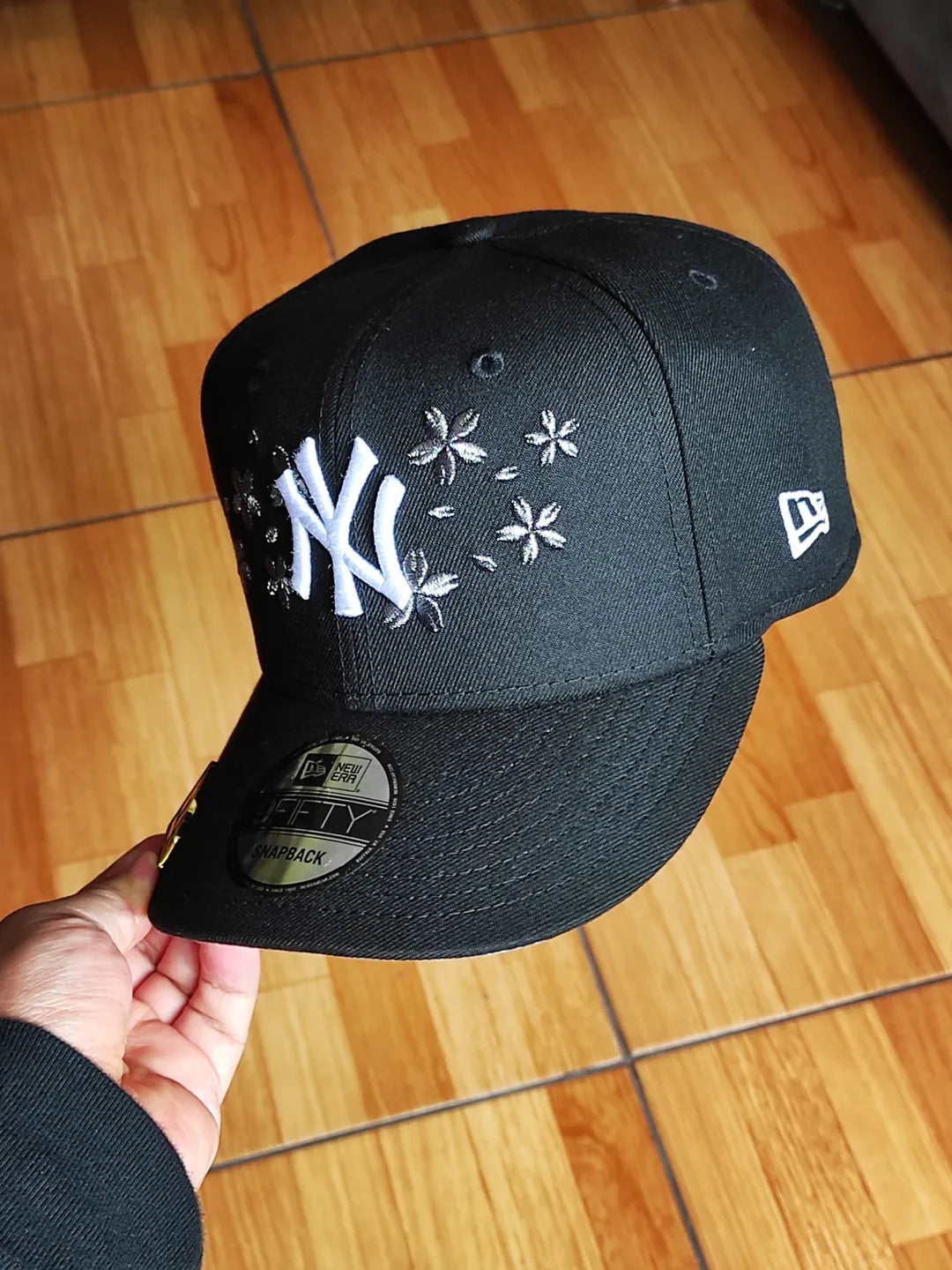 Gorra New Era New York Yankees World Series cerezo en flor negra 9fifty Snapback