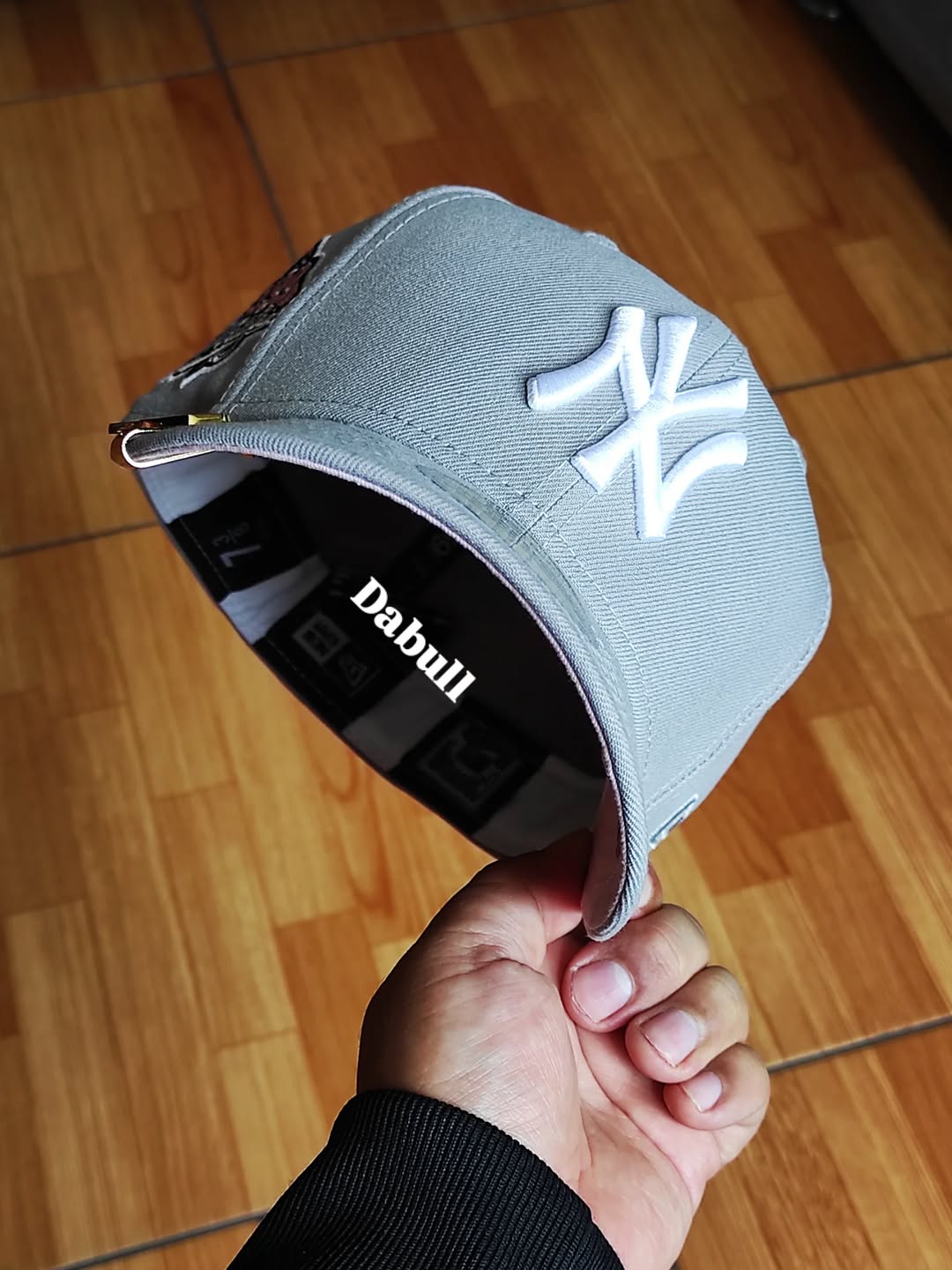 New era New York Yankees Serie Mundial gris/rosa 59FIFTY