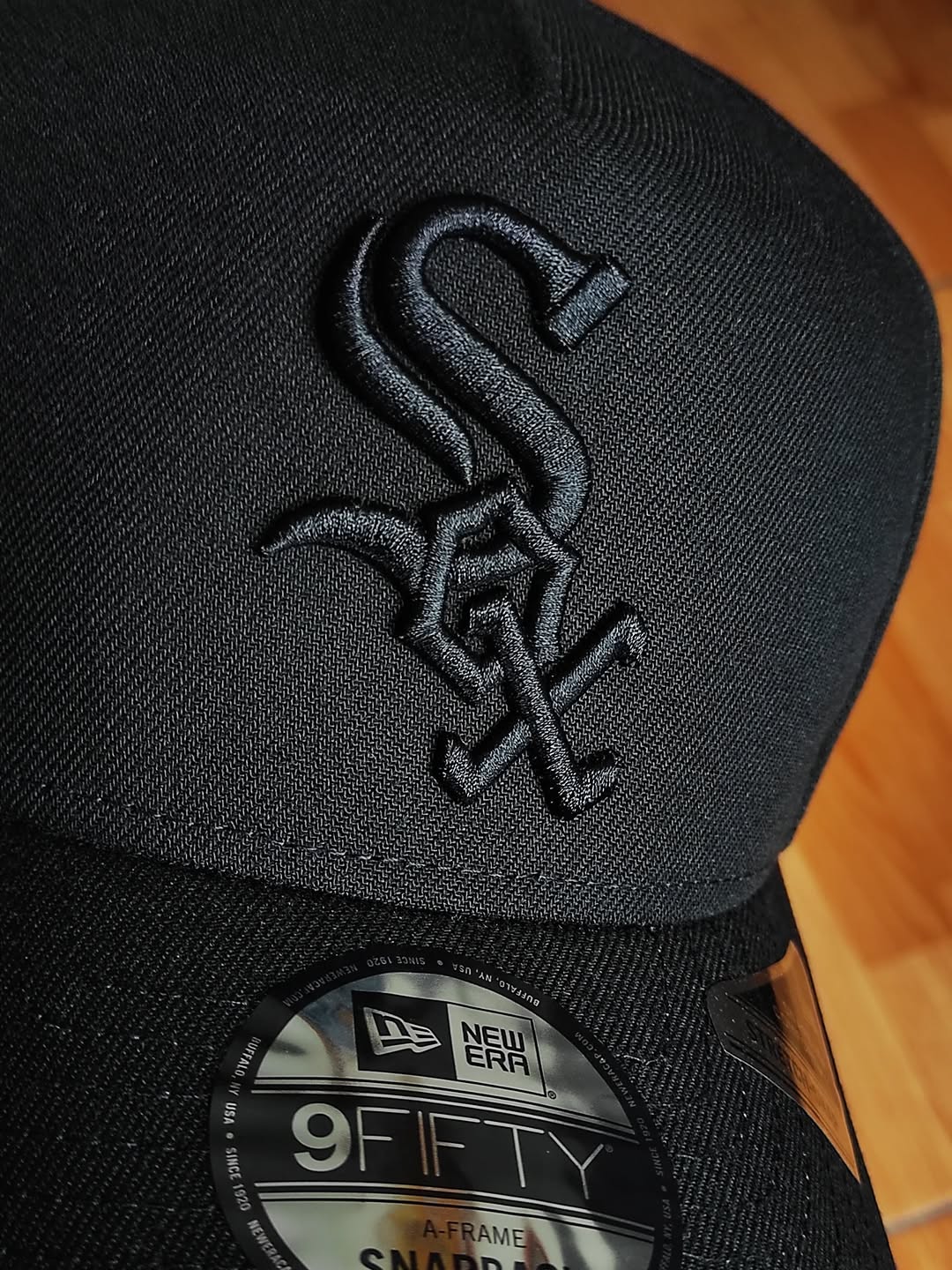 Gorra New Era Chicago White Sox World Series negra y roja 9FIFTY SNAPBACK
