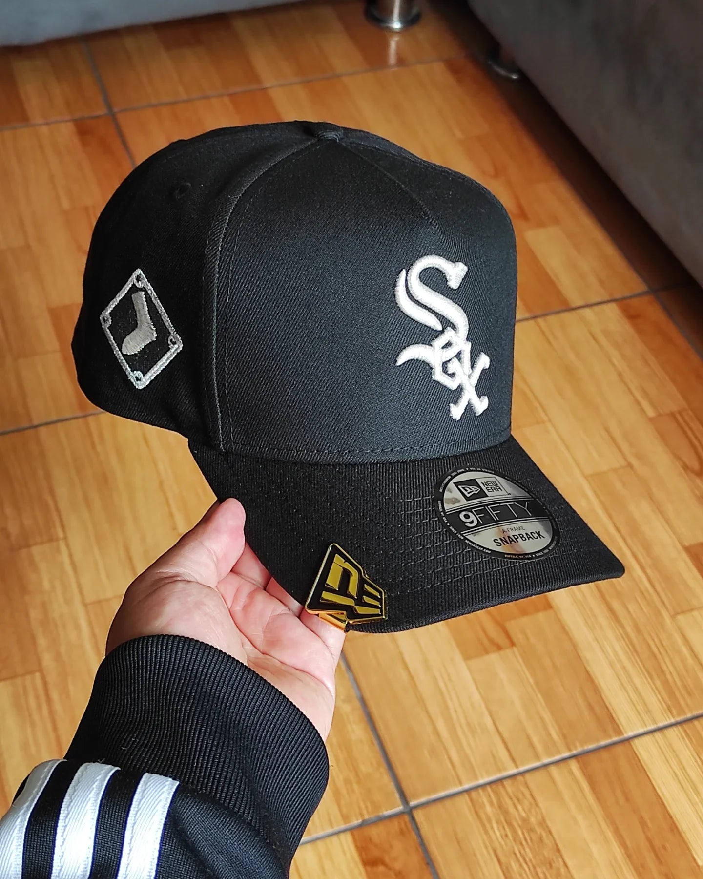 Gorra New Era Chicago White Sox Black Edition A Frame 9Fifty Snapback