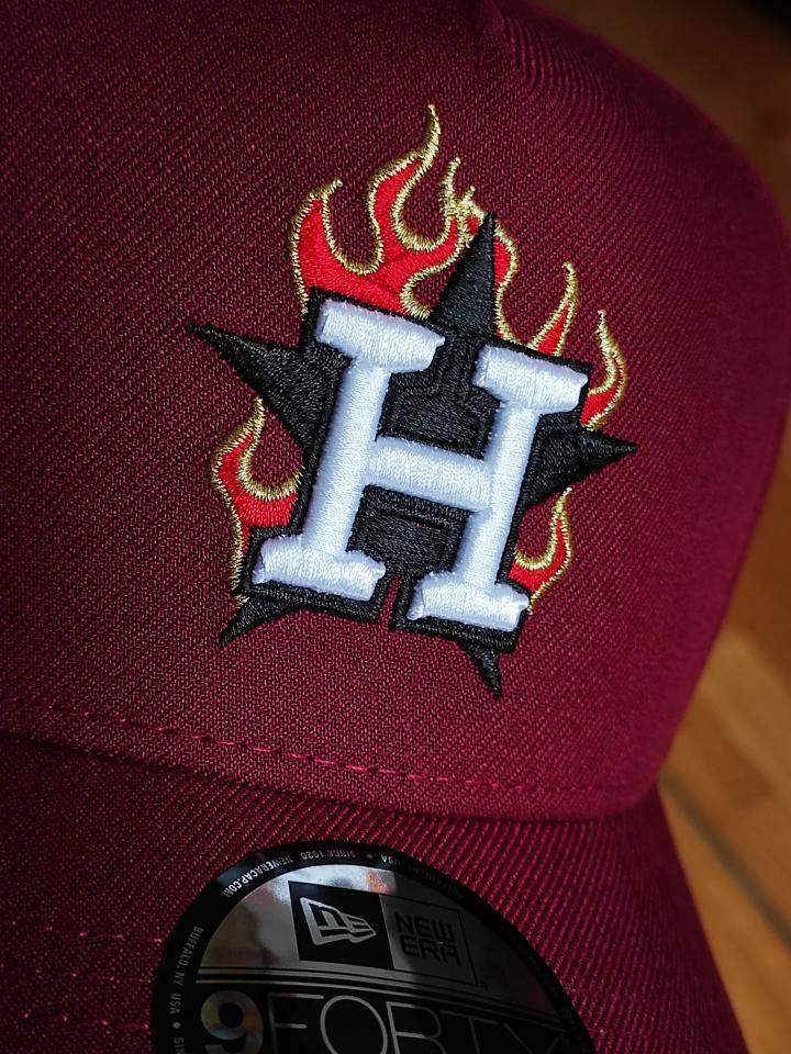 Gorra ajustable New Era 9Forty A Frame Houston Astros Flame 🔥 Edition