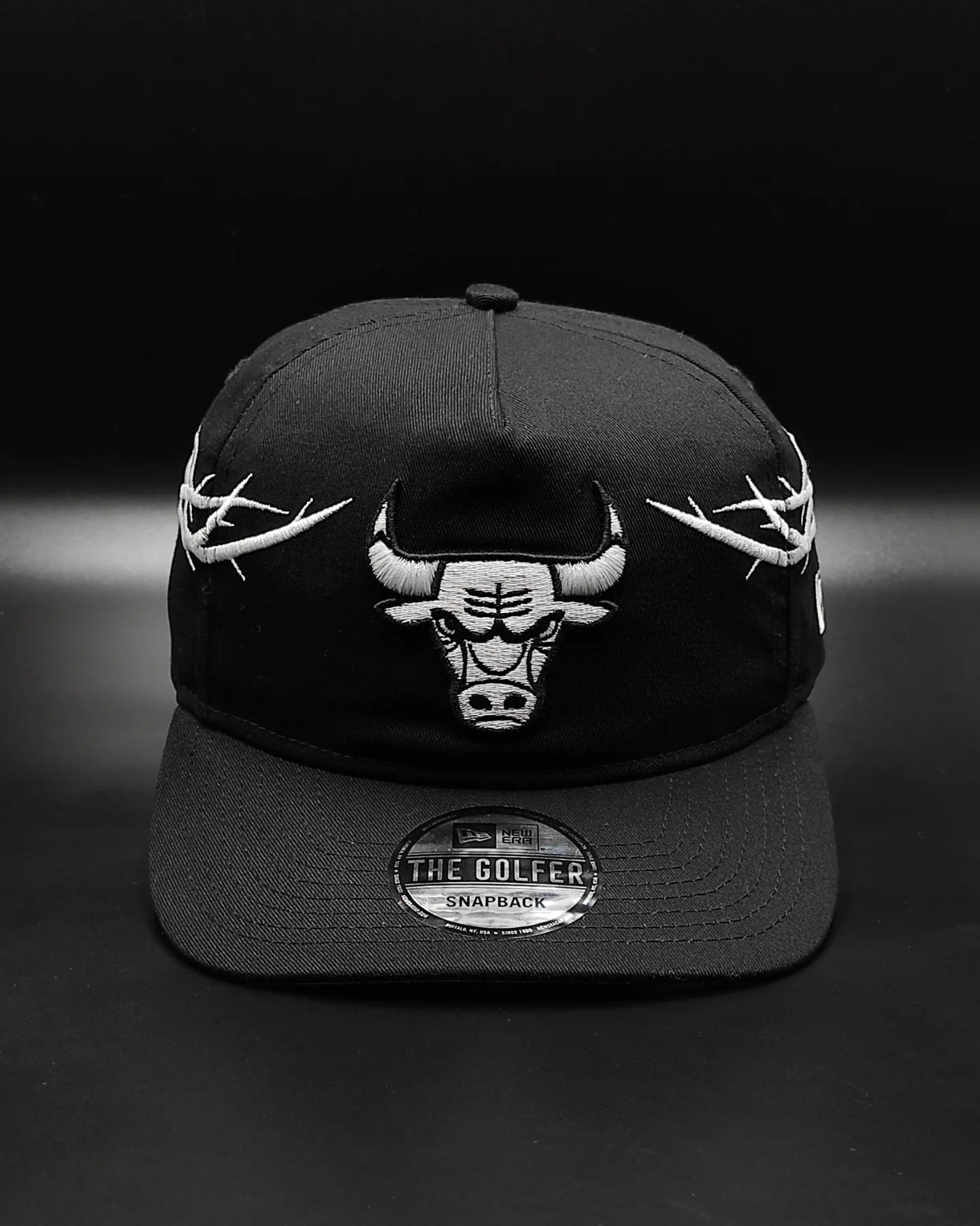 Gorra New Era Chicago Bulls 'TT' Golfer con visera precurvada y cierre a presión