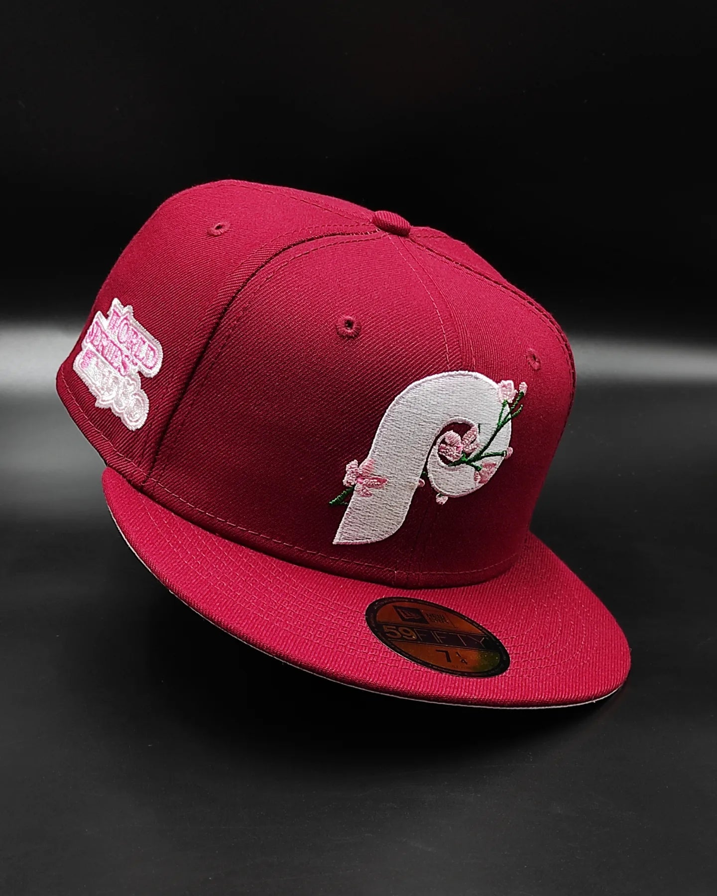 New Era Philadelphia Phillies 1980 World Series Bloom Rosa - Gorra ajustada 59FIFTY