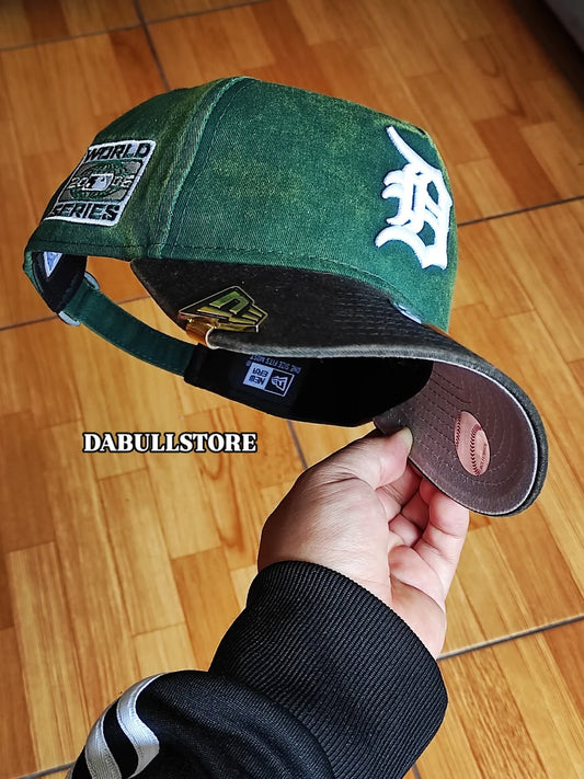 Gorra New Era Detroit Tigers DENIM verde 9FORTY A-FRAME Snapback
