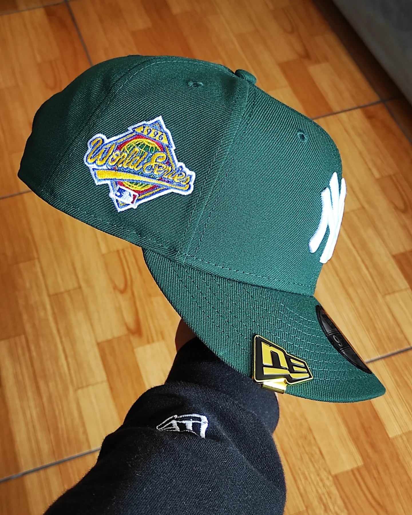 New Era New York Yankees Serie Mundial 1999 verde oscuro 9 FIFTY Snapback