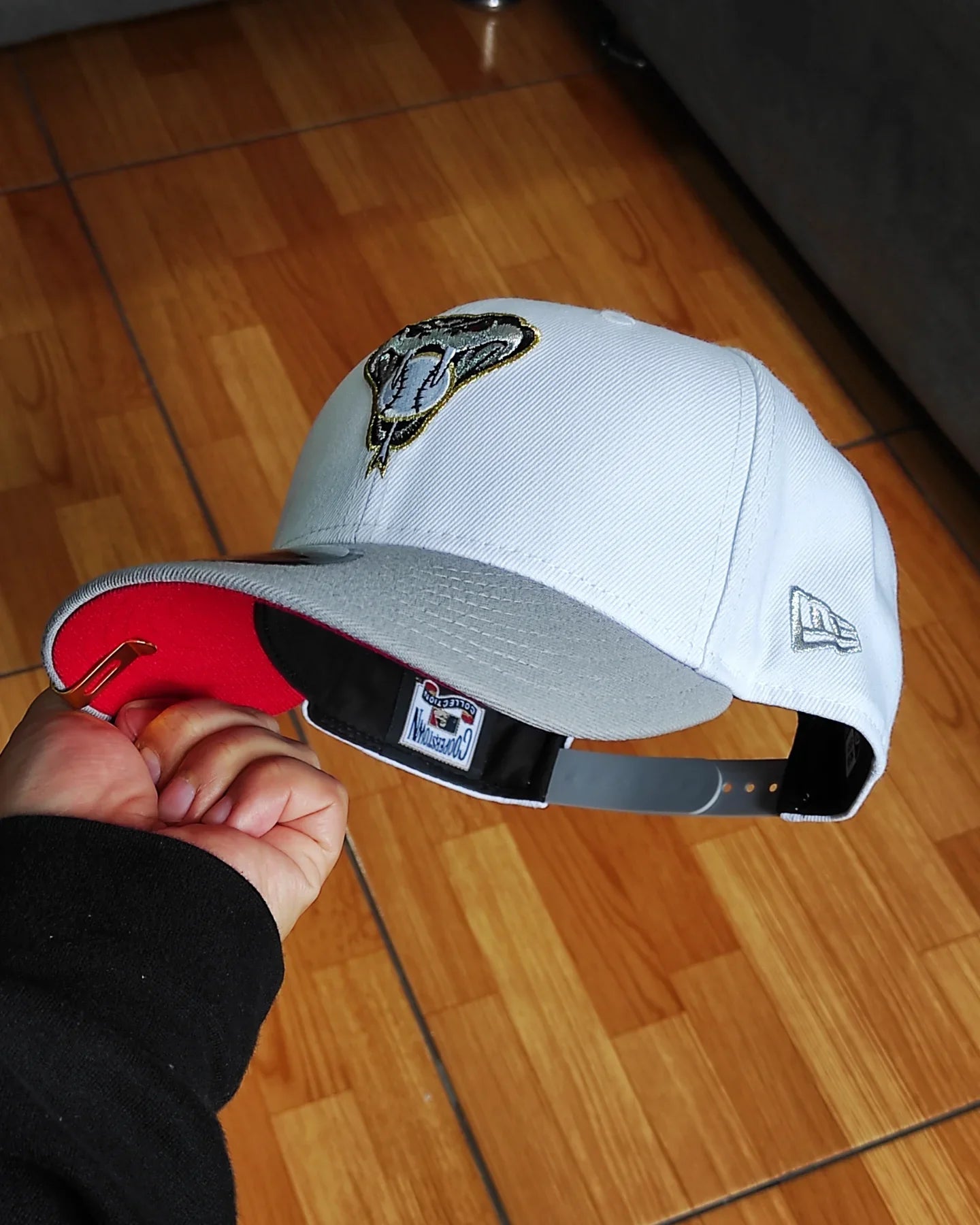 New Era Arizona Diamondbacks gris claro rojo 1998 temporada inaugural 9FIFTY SNAPBACK