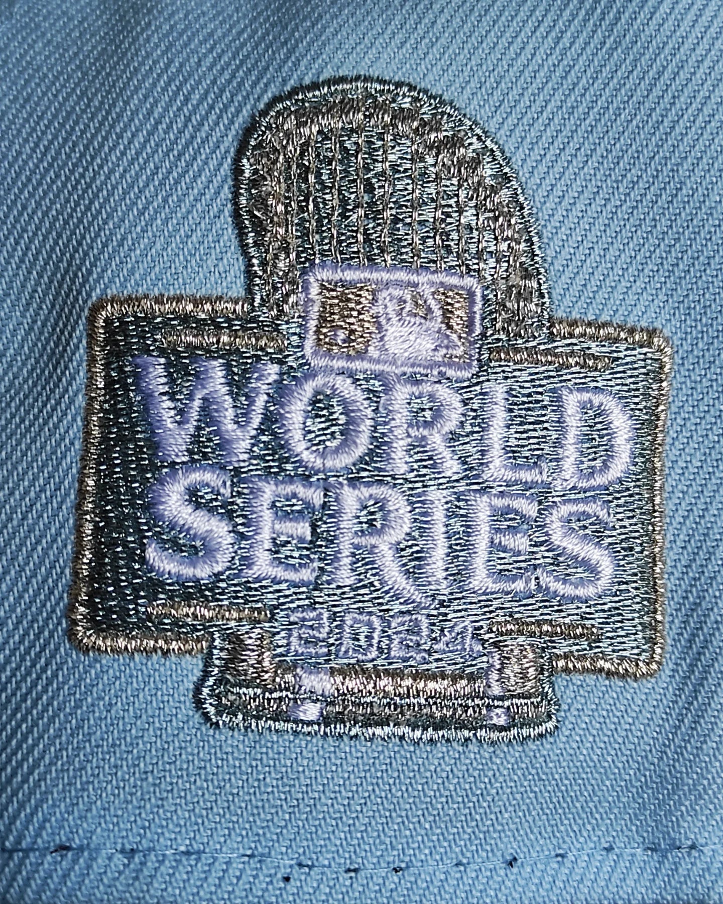 New Era New York Yankees Serie Mundial 2024 azul cielo 9 FORTY A-FRAME