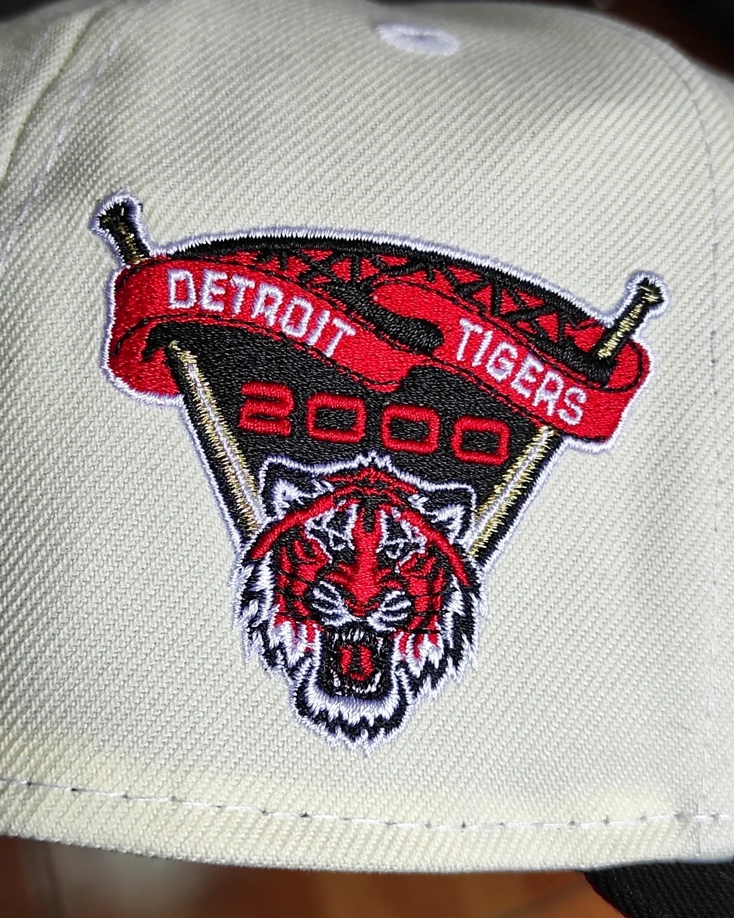 Gorra New Era Detroit Tigers Chrome Black 2 Tone 2000 Stadium 9Forty A-Frame Snapback