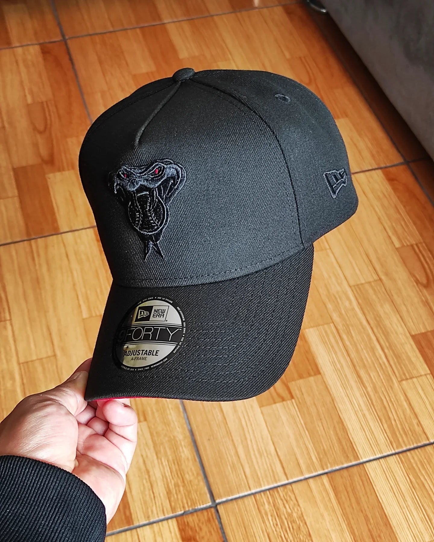 Gorra New Era Arizona Diamondbacks temporada inaugural negra roja 9forty A-FRAME