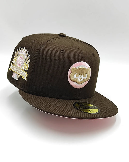 Gorra ajustada 59fifty New Era Chicago Cubs all star game 1990 edición chocolate