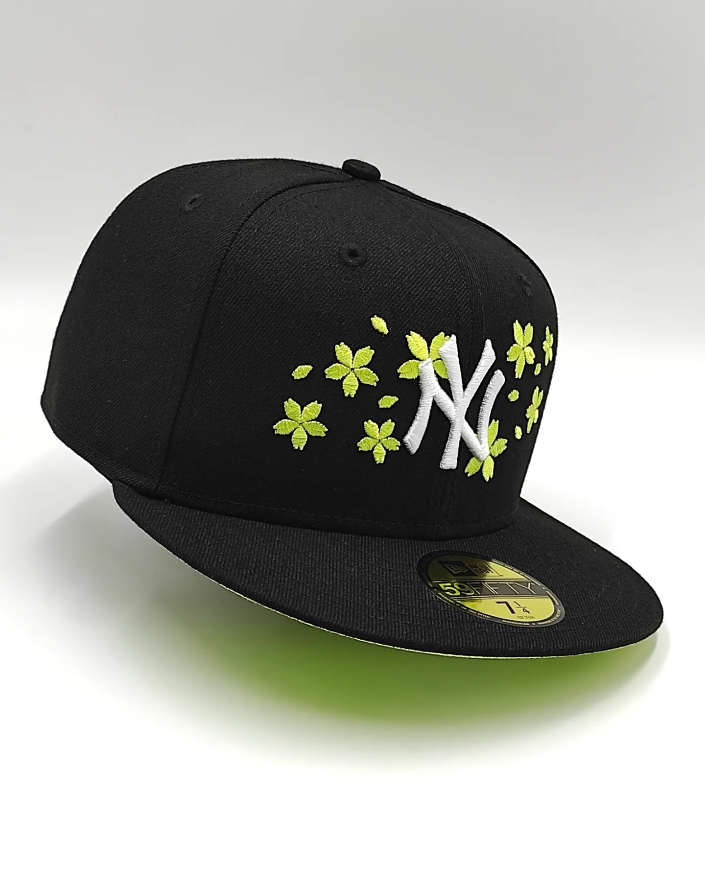 New Era New York Yankees gorra ajustada 59fifty amarilla con diseño de flor