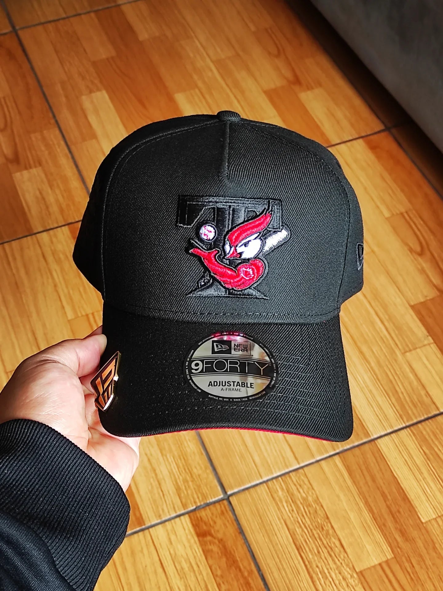 Gorra New Era Toronto Blue Jays All Star 1991 Edición Black Out Roja 9Forty A Frame Snapback