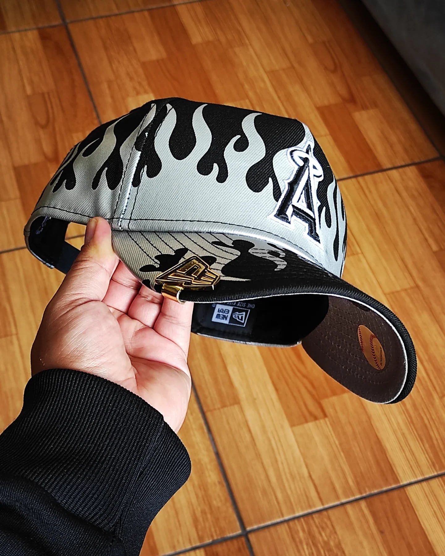 Gorra New Era 9FORTY A-Frame snapback 'Flames' de Los Angeles Angels