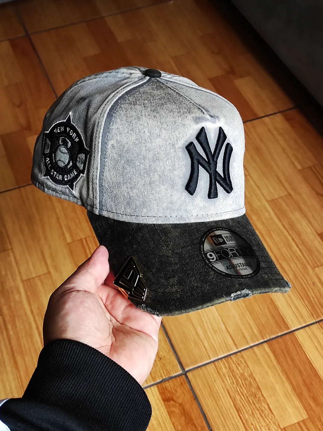 Gorra New Era 9FORTY A-Frame con broche de los New York Yankees