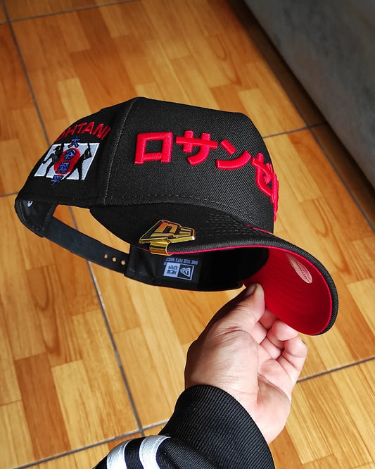 Gorra Snapback New Era Los Angeles Dodgers Shohei Ohtani Black Red Prime Edition 9Forty A Frame