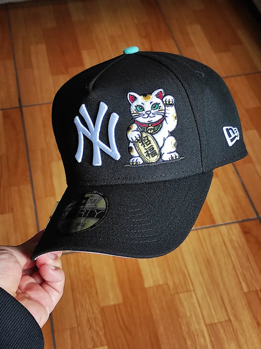New Era 9FORTY a frame Snapback New York Yankees World Series 1996 Lucky cat pink uv