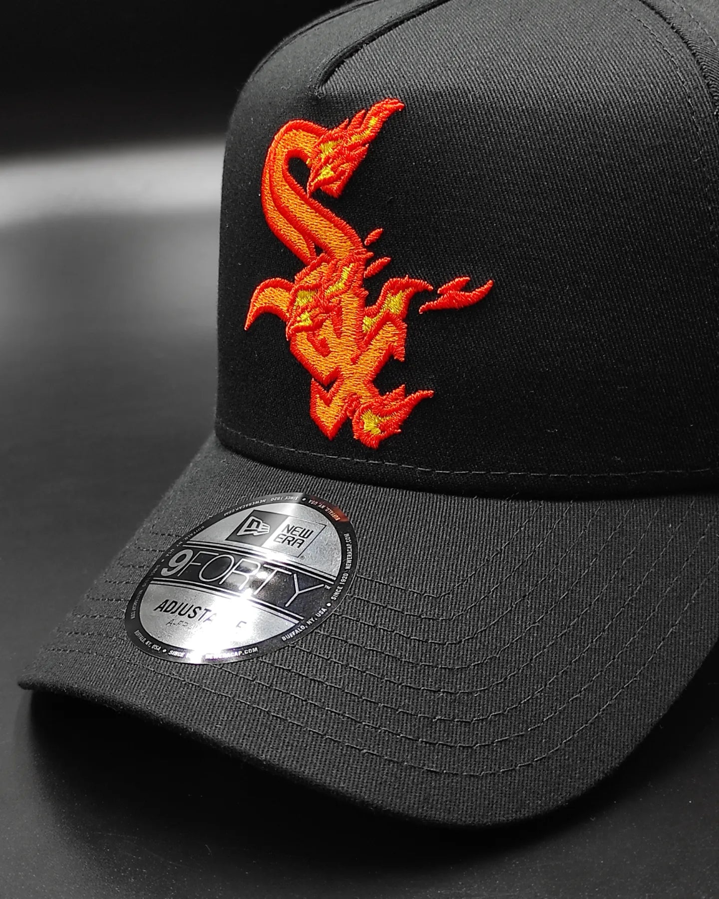 Gorra 9FORTY A-Frame Snapback "flama caliente" de los White Sox de New Era