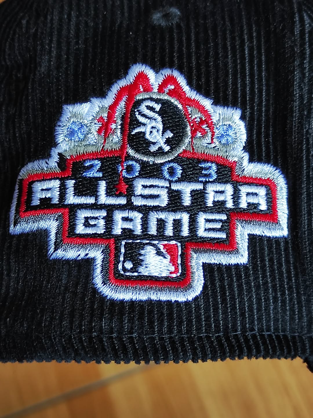 Gorra New Era Chicago White Sox All Star Game Corduroy 9Forty A-FRAME con cierre a presión