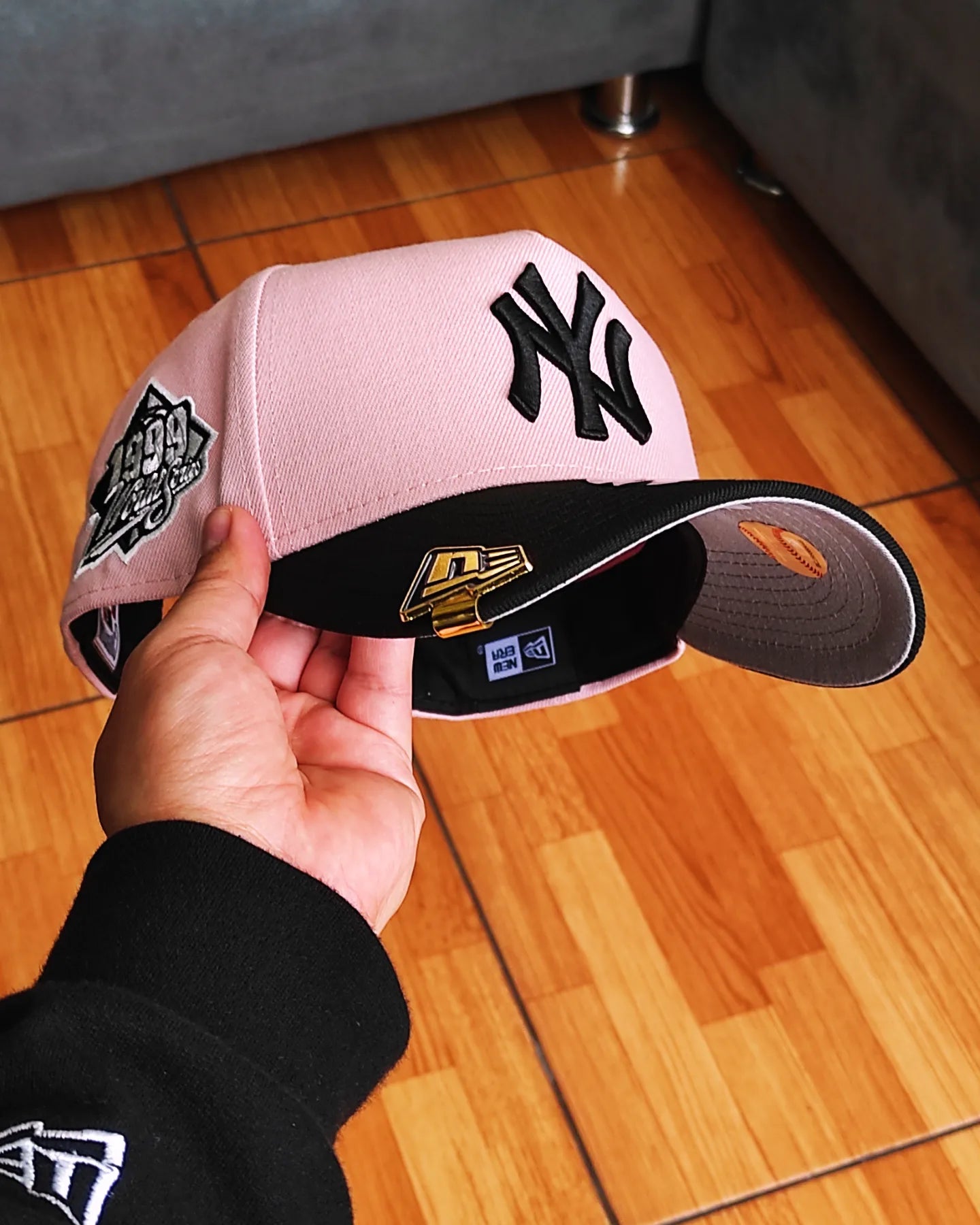 New Era New York Yankees negra rosa 9 forty A-FRAME