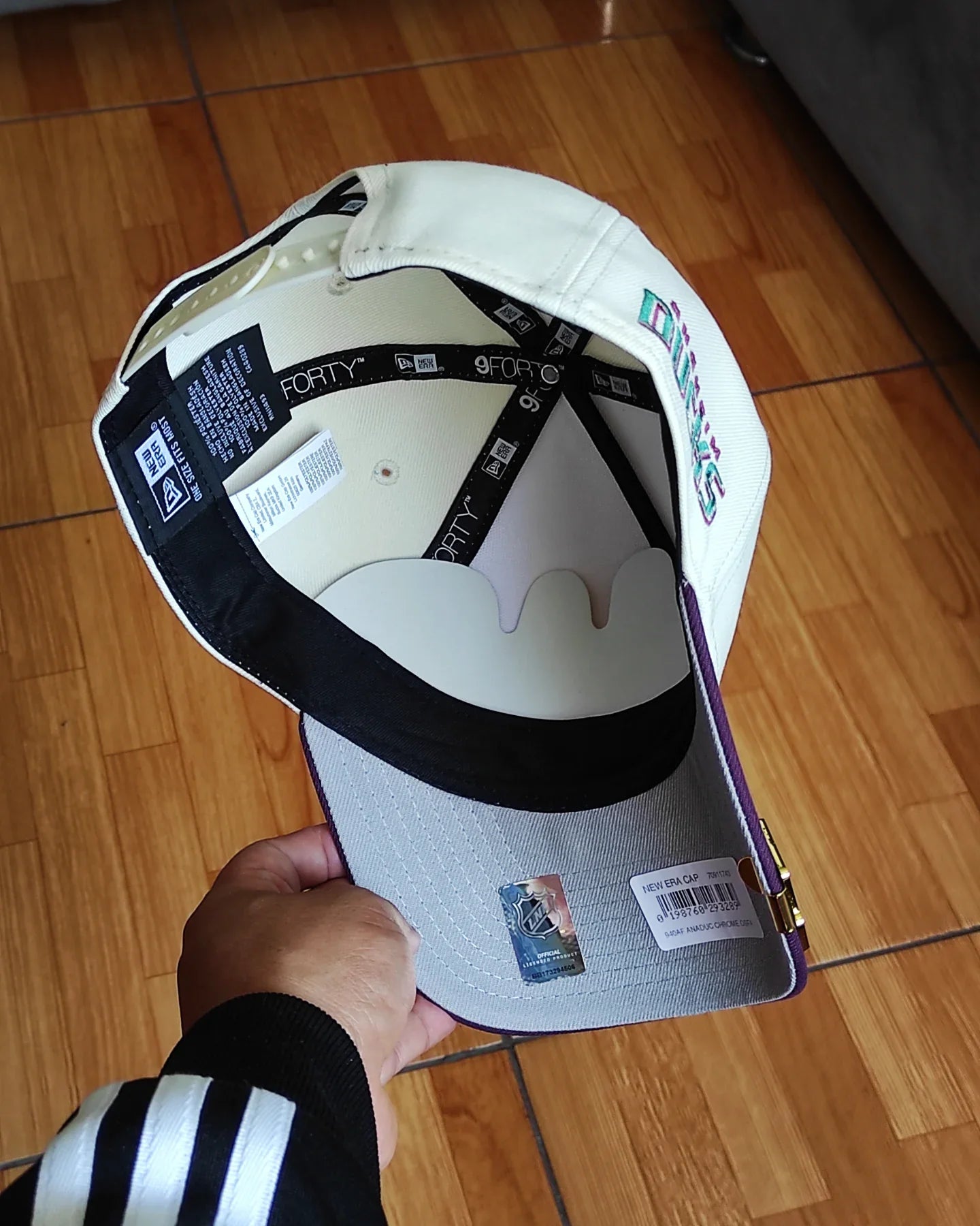 Gorra snapback New Era Anaheim Ducks Chrome Two Tone Edition 9Forty A Frame