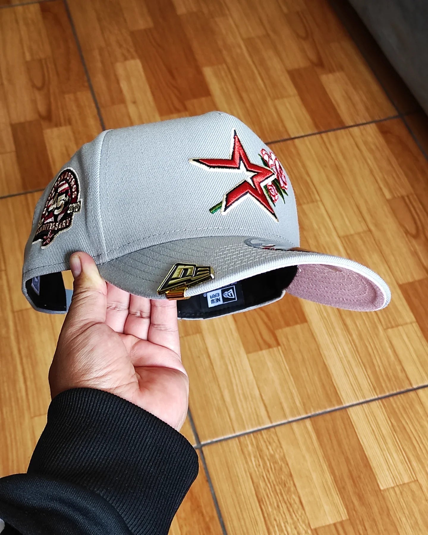 Houston Astros Rosa PreCurvada 45 Aniversario New Era 9Fifty A-Frame Snapback