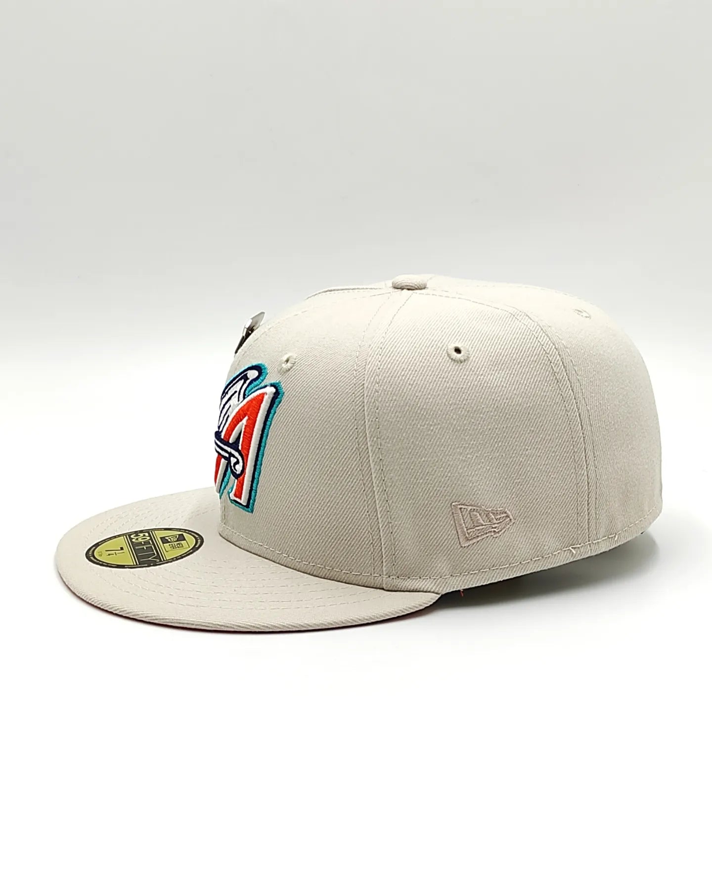 Gorra ajustada New Era California Angels Orange Fury Collection 50th Season