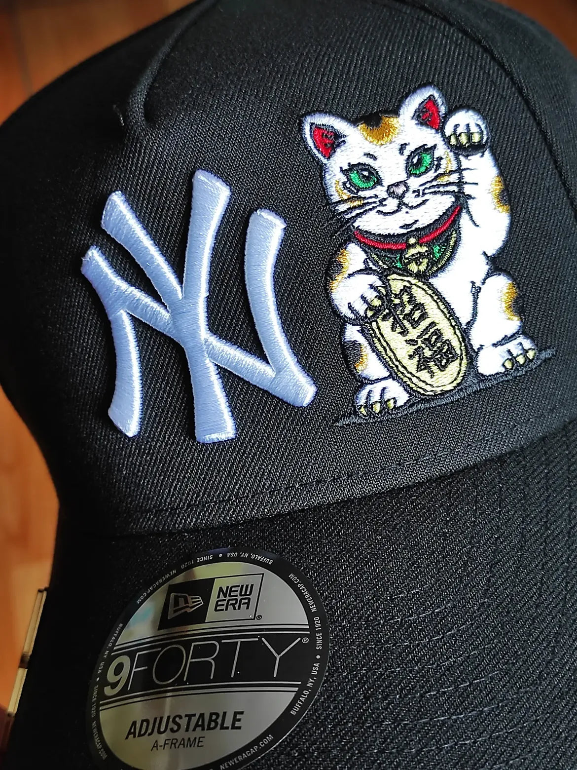 New Era 9FORTY a frame Snapback New York Yankees World Series 1996 Lucky cat pink uv