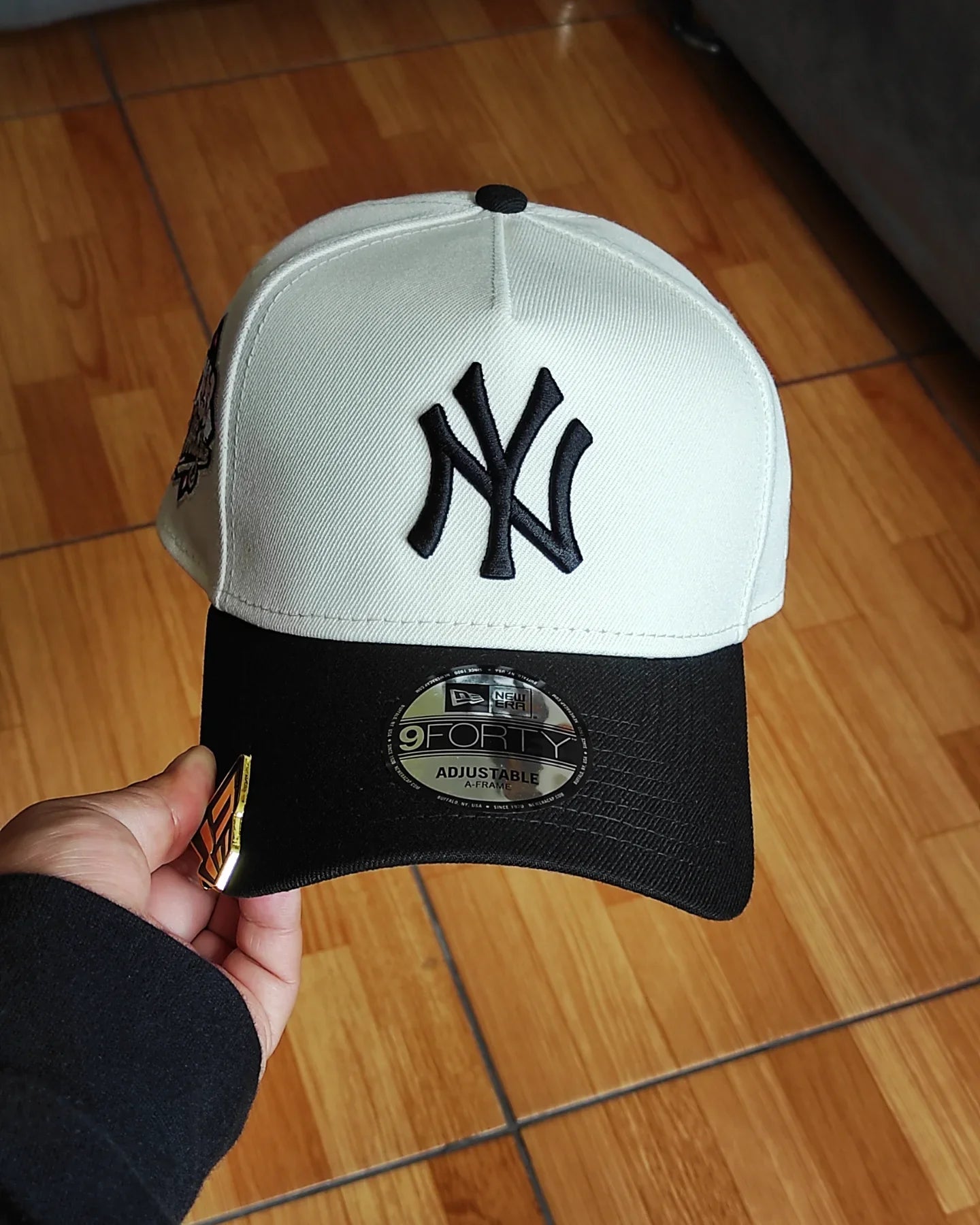 New Era New York Yankees Serie Mundial 1999 Cromado negro 9forty A-FRAME