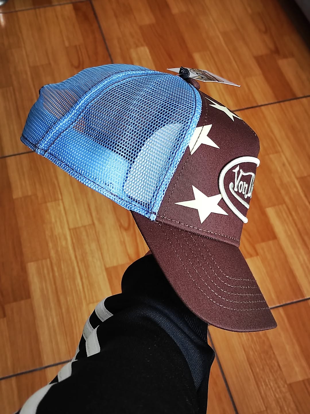 Gorra de camionero marrón con estrella holandesa ⭐️