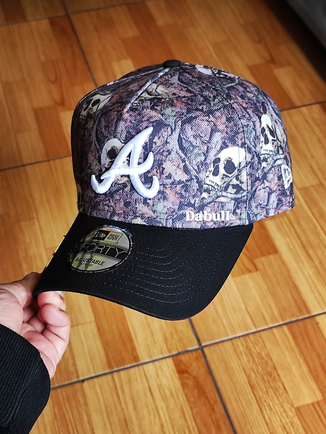 Gorra A-FRAME 9FORTY New Era Atlanta Braves CALAVERA ☠️