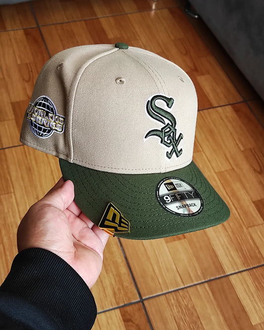 Gorra New Era Chicago White Sox Two Tone 9FIFTY Snapback de la Serie Mundial