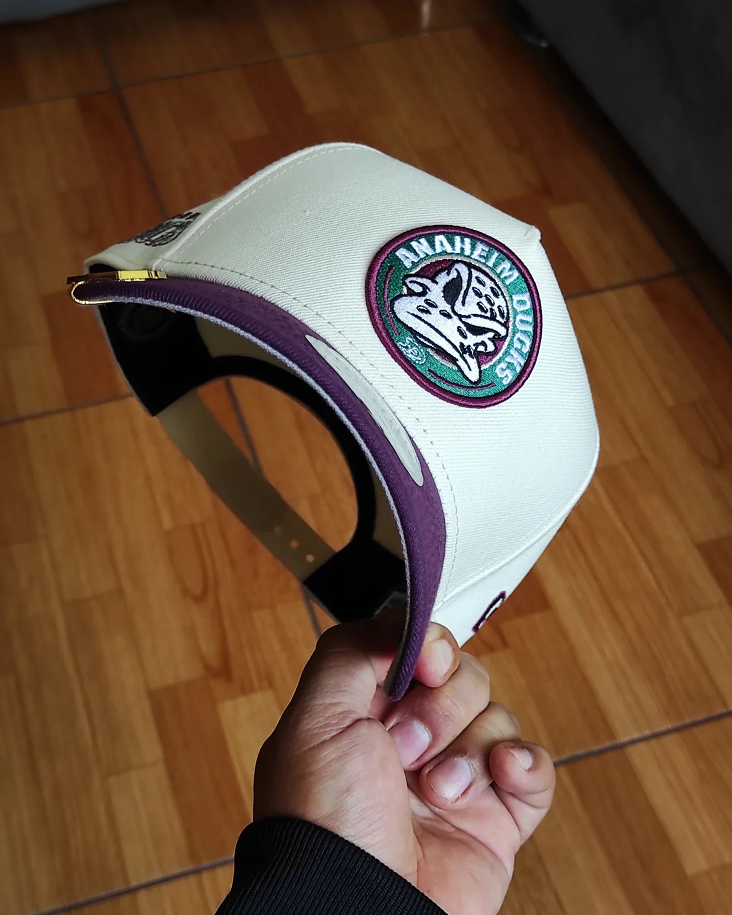 Gorra snapback New Era Anaheim Ducks Chrome Two Tone Edition 9Forty A Frame