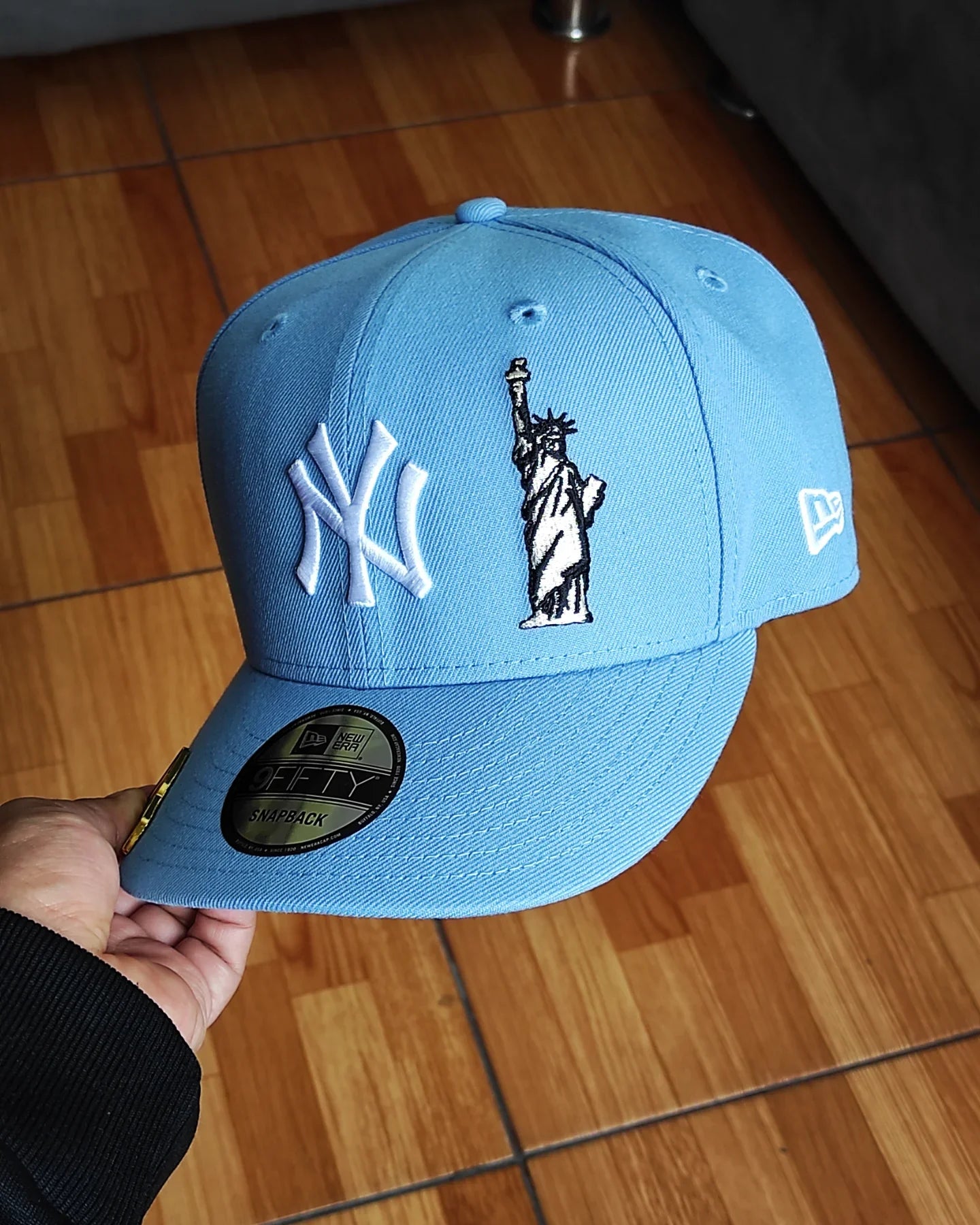 New Era New York Yankees Serie Mundial 2009 Liberty AZUL CIELO 9 FIFTY Snapback