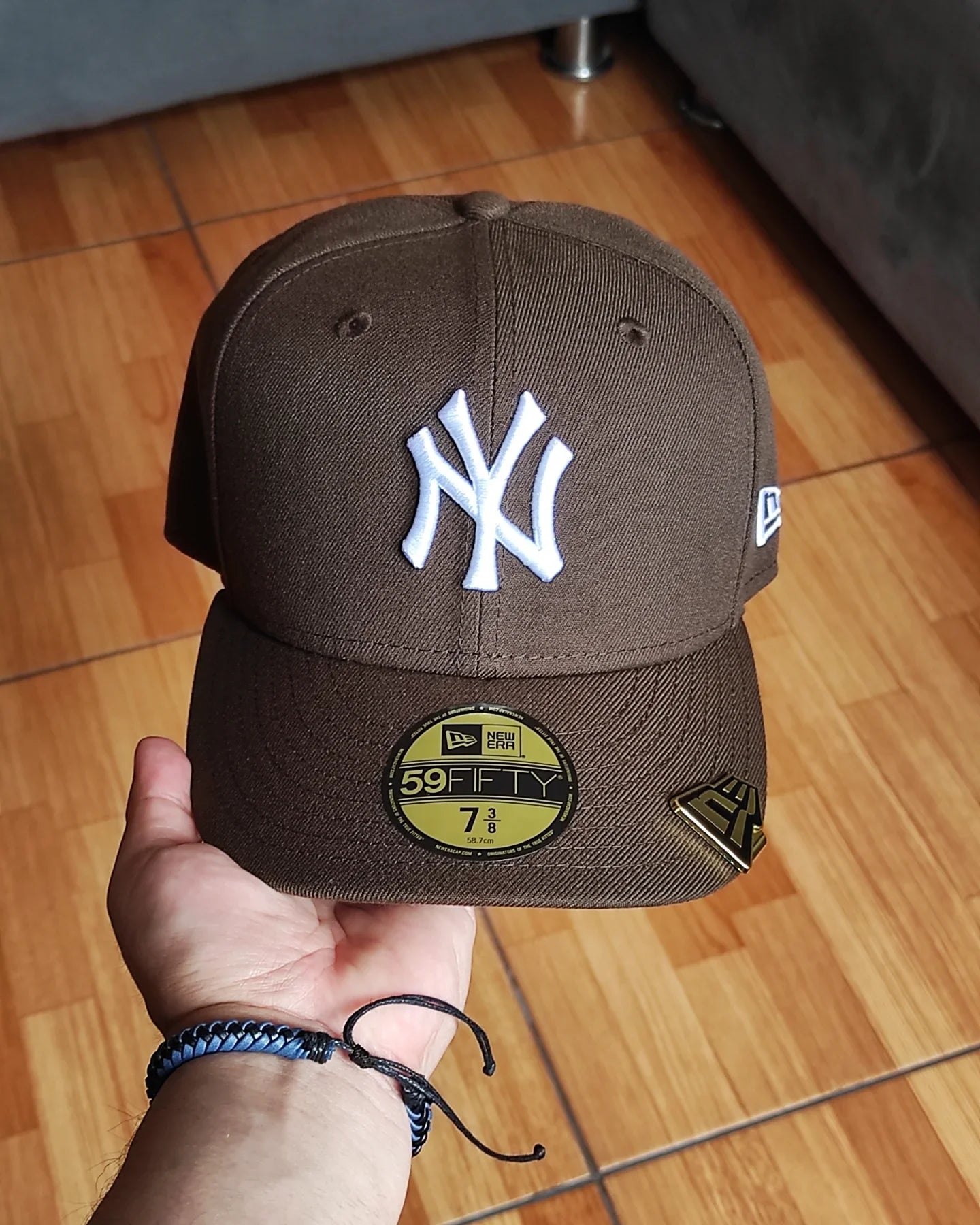 New Era New York Yankees marrón 59 fifty ajustada