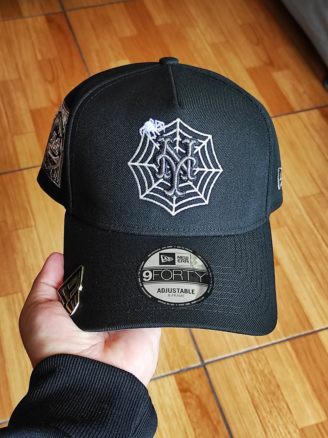 Gorra New Era New York Mets Spider Black Edition 9Forty A-Frame Snapback