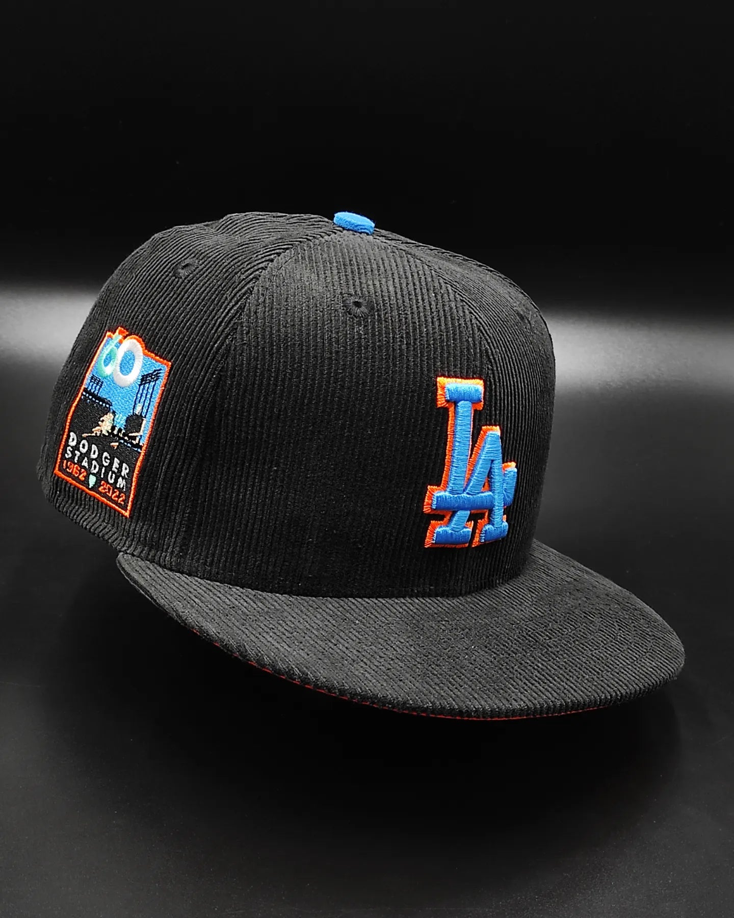 Los Angeles Dodgers Naranja 60 Aniversario New Era 59Fifty Ajustada Brillo UV