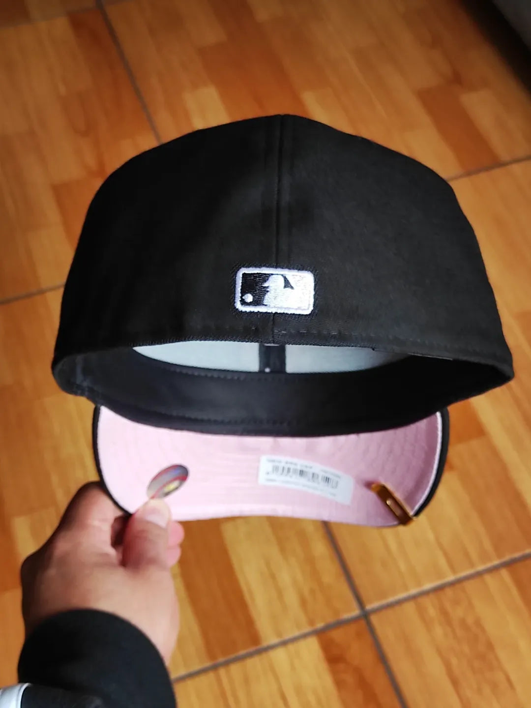 New Era Los Angeles Dodgers campeones de la Serie Mundial 2024 negra rosa 59fifty