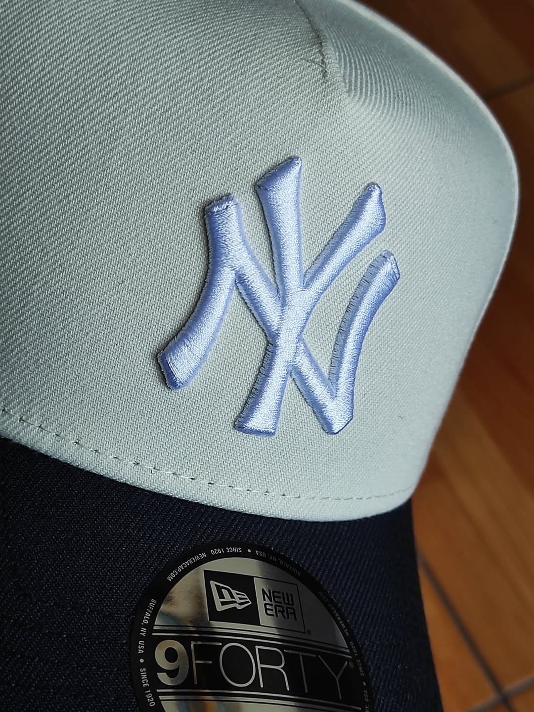 New era New York Yankees Serie Mundial 1999, gorra snapback A-FRAME 9forty azul marino cromada