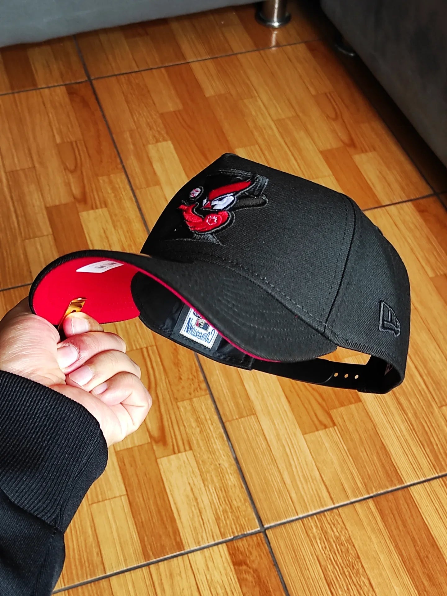 Gorra New Era Toronto Blue Jays All Star 1991 Edición Black Out Roja 9Forty A Frame Snapback