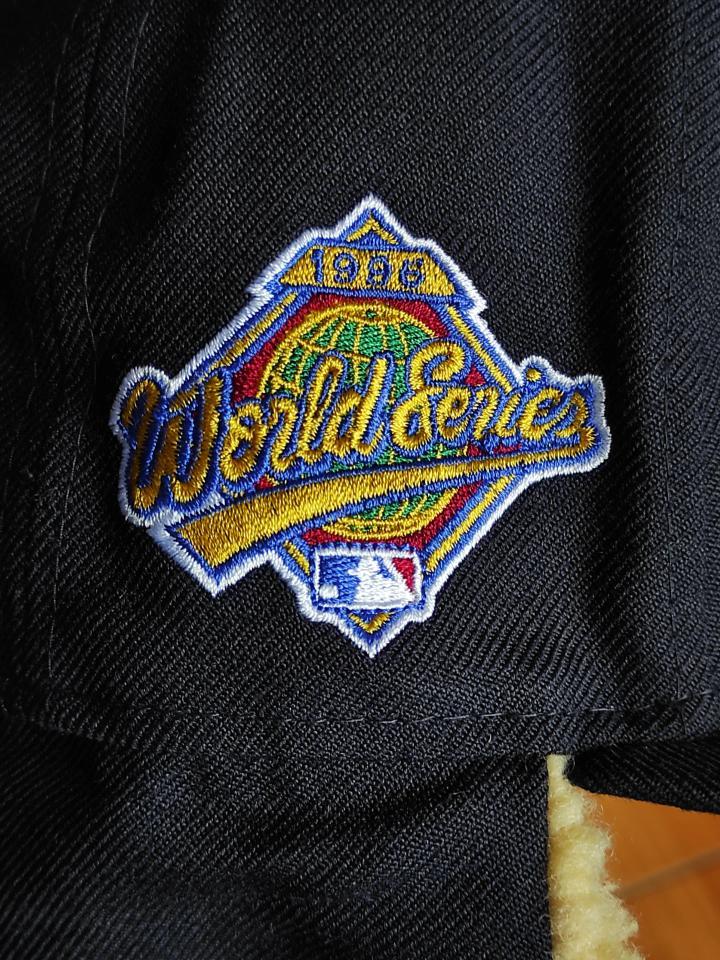 New York Yankees 96 World Series Dogear New Era 59Fifty Ajustada - Azul marino, Blanco, Gris