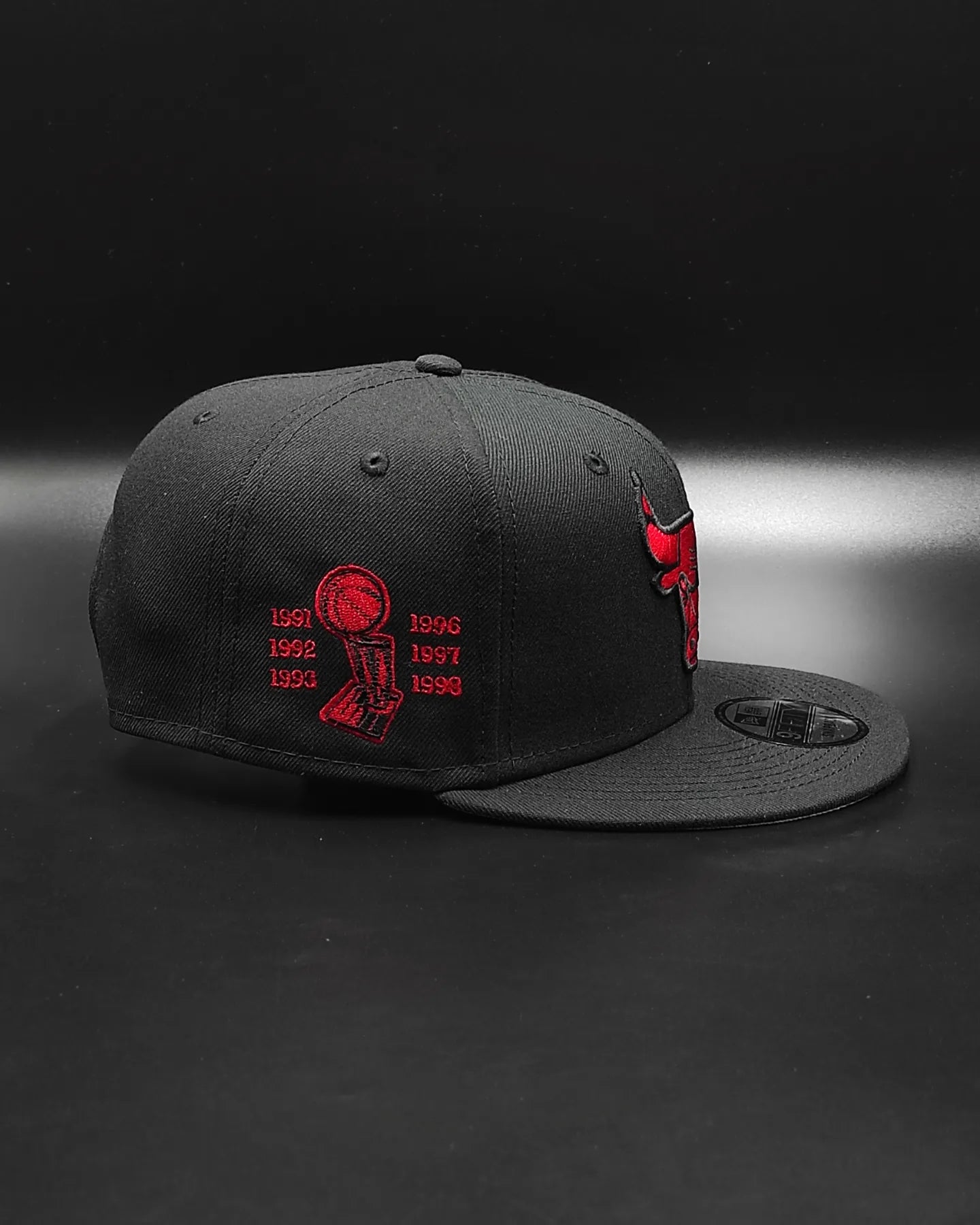 Gorra snapback New Era Chicago Bulls Champions edición roja 9Fifty