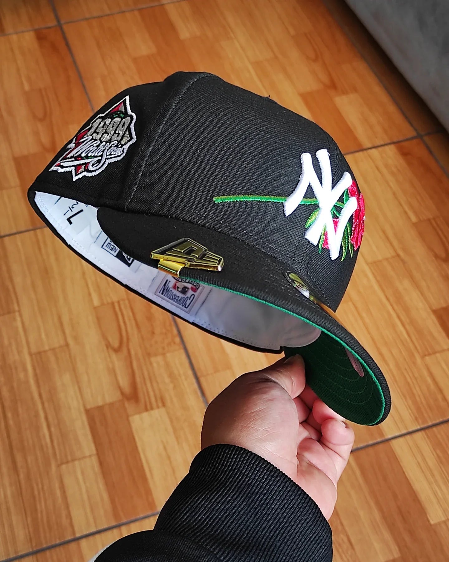 Gorra ajustada New Era New York Yankees World Series 1999 Black Rose Edition 59Fifty