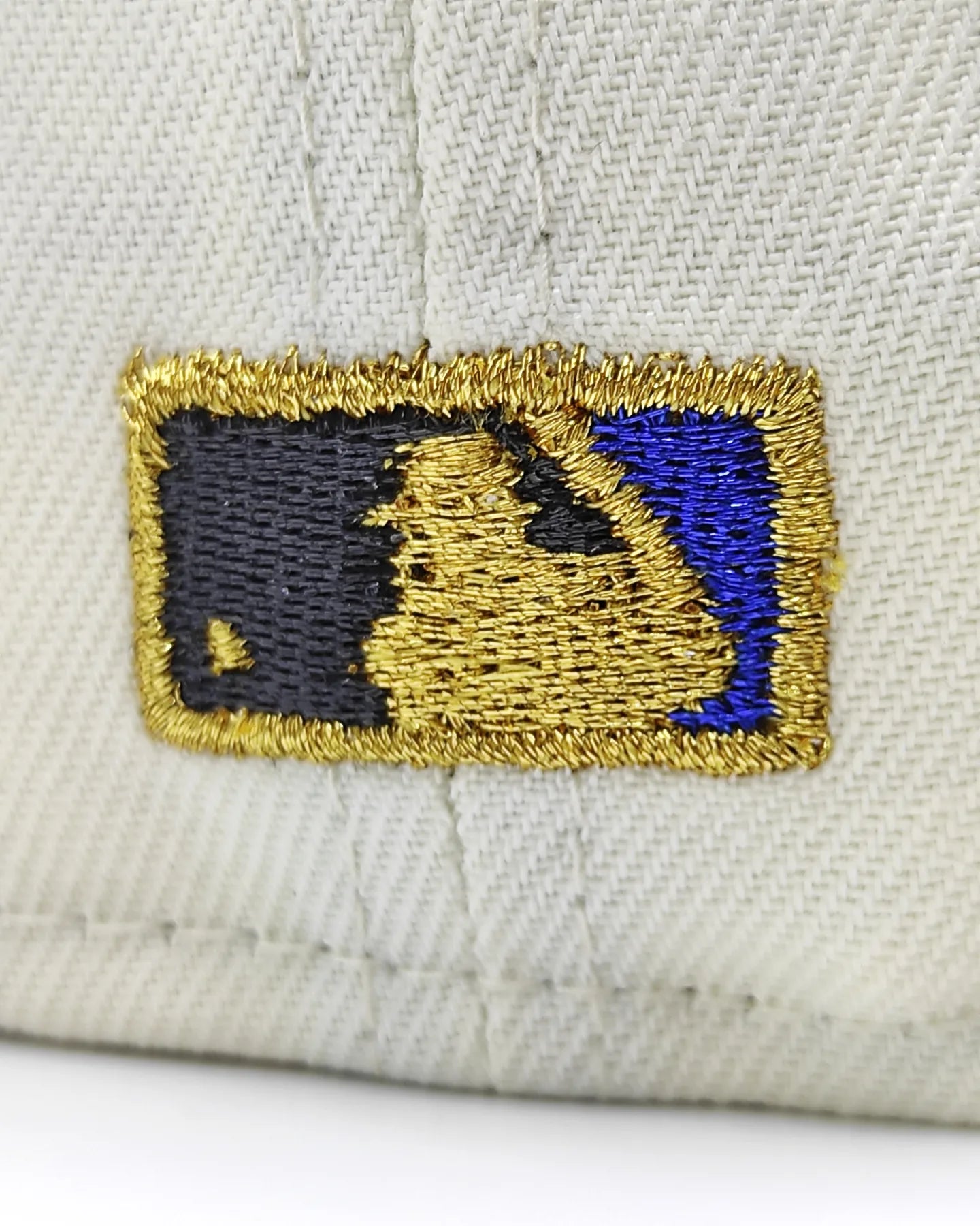 Gorra ajustada 59fifty New Era Los Angeles Dodgers edición dos tonos metálica cromada 100 aniversario
