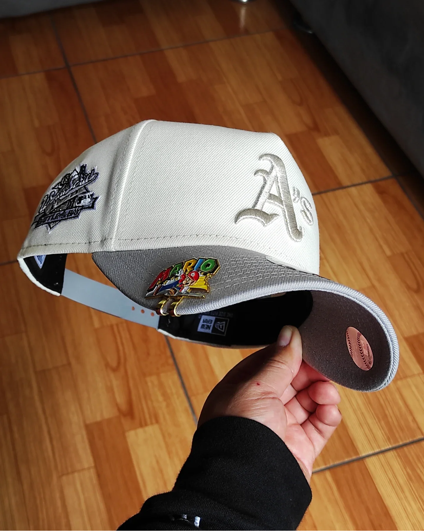 Gorra New Era Oakland Athletics World Series 1989 Metallic Chrome Two Tone A Frame 9Forty Snapback