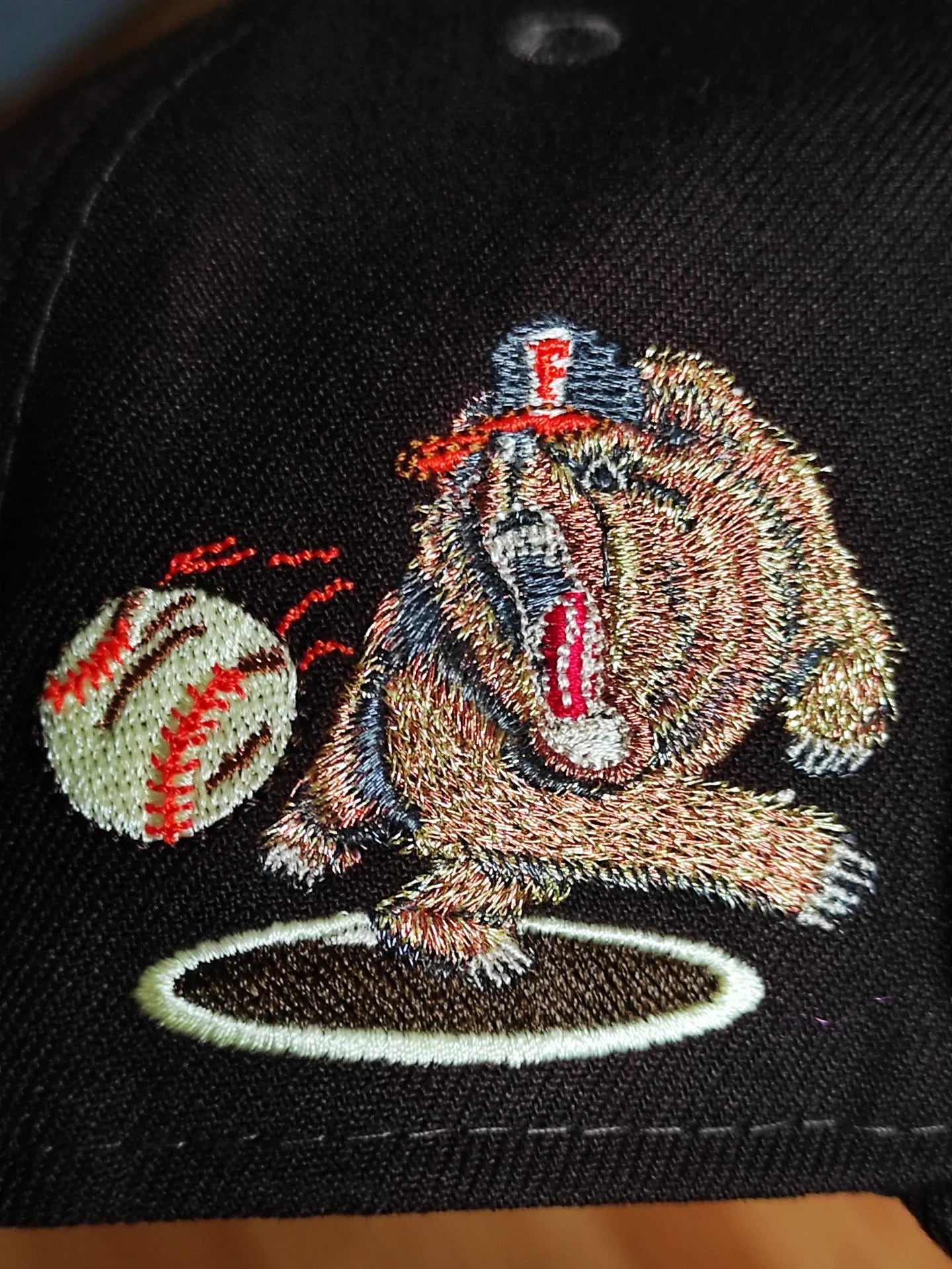 New Era Gorra de broche ajustable 9Forty A Frame Fresno Grizzlies Burnt Wood