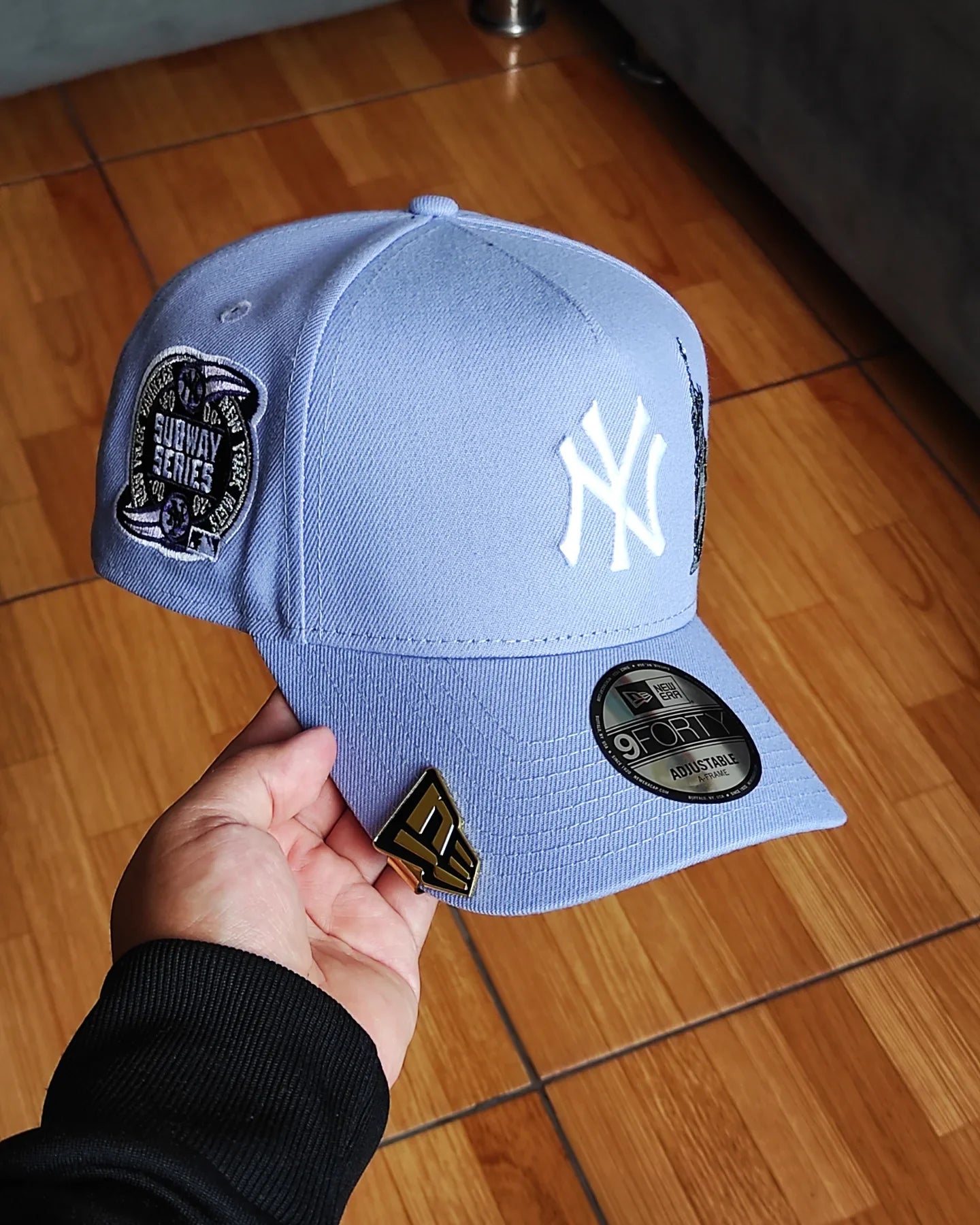 New Era New York Yankees 🗽 Serie del metro lavanda 9forty A-frame