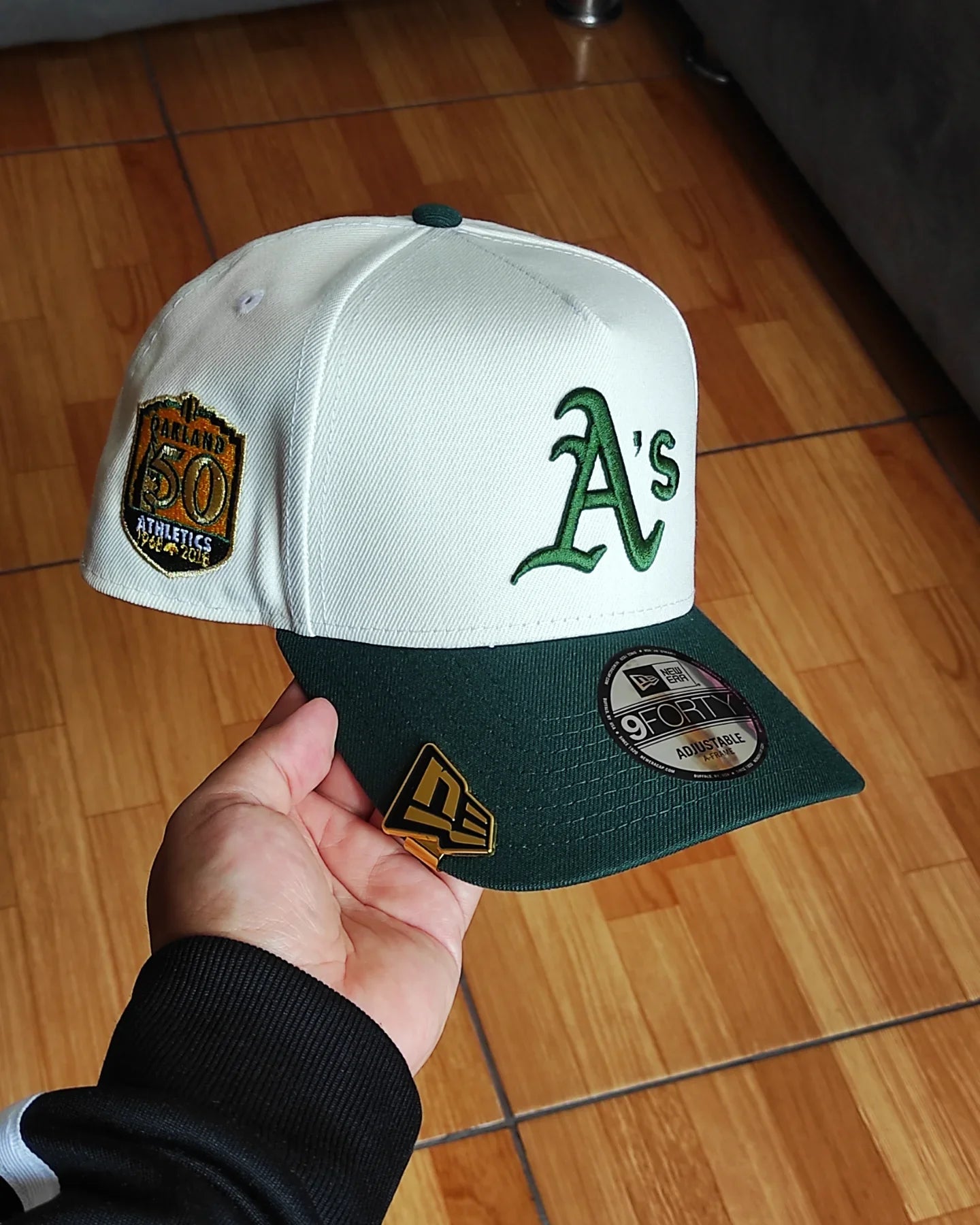 New Era Oakland Athletics 50.º aniversario bicolor 9FORTY A-FRAME