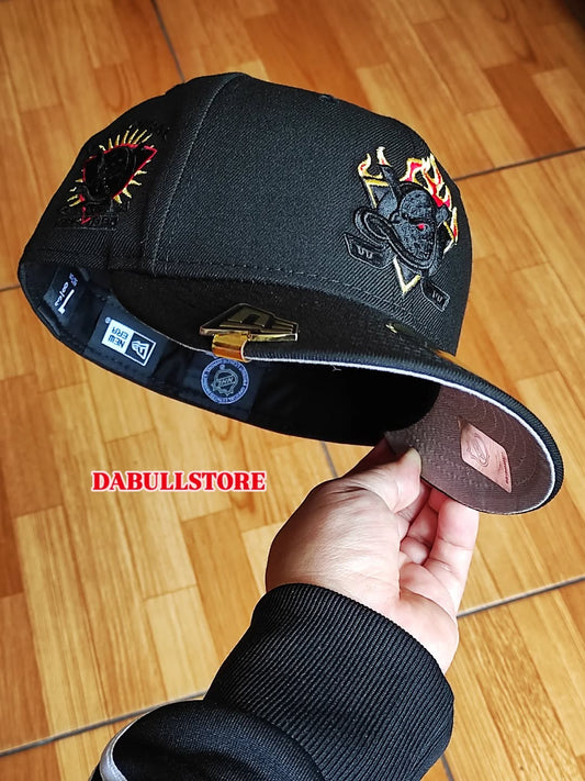Gorra New Era Anaheim Ducks Edición Inaugural Fire Negra 59Fifty Ajustada