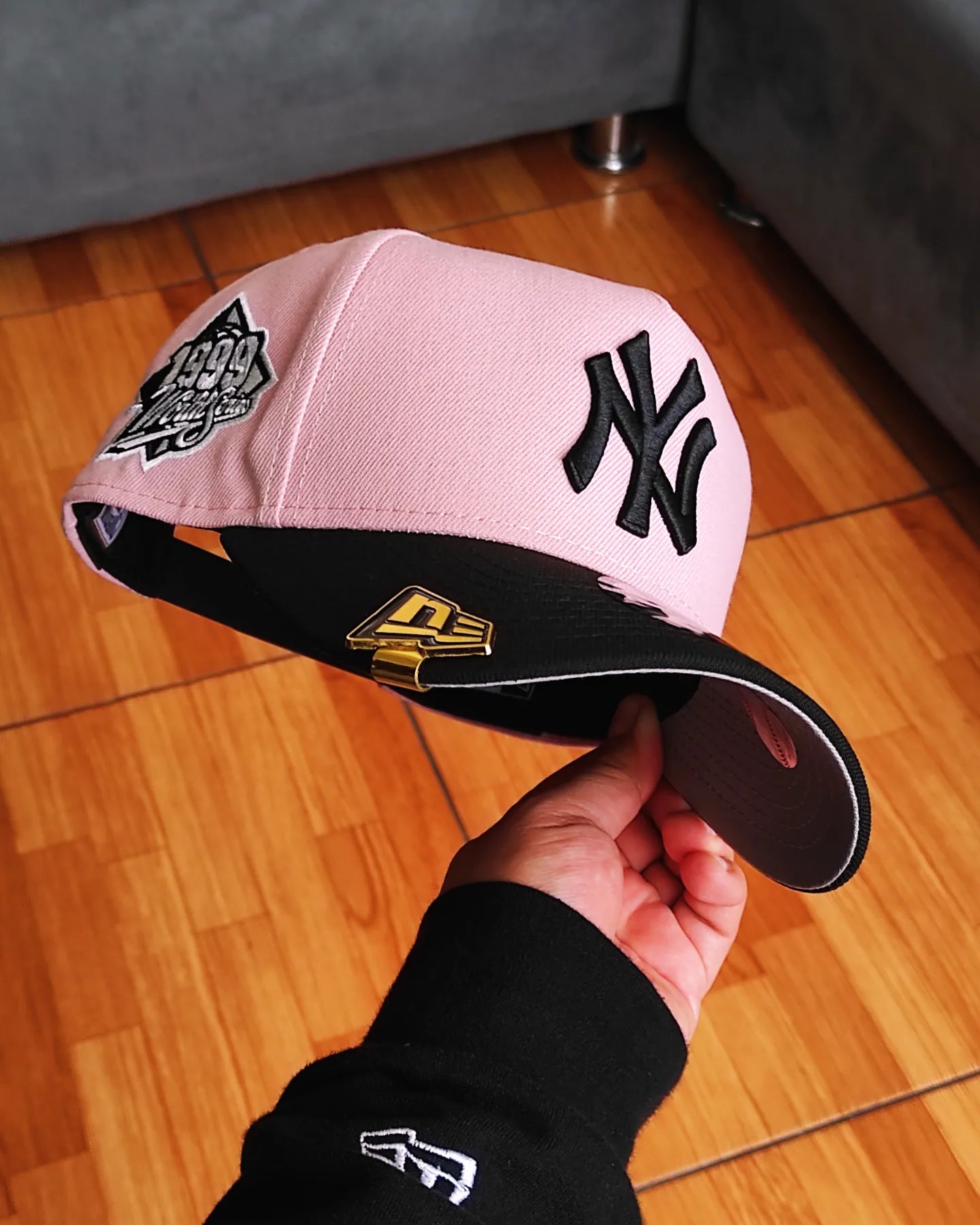 New Era New York Yankees negra rosa 9 forty A-FRAME